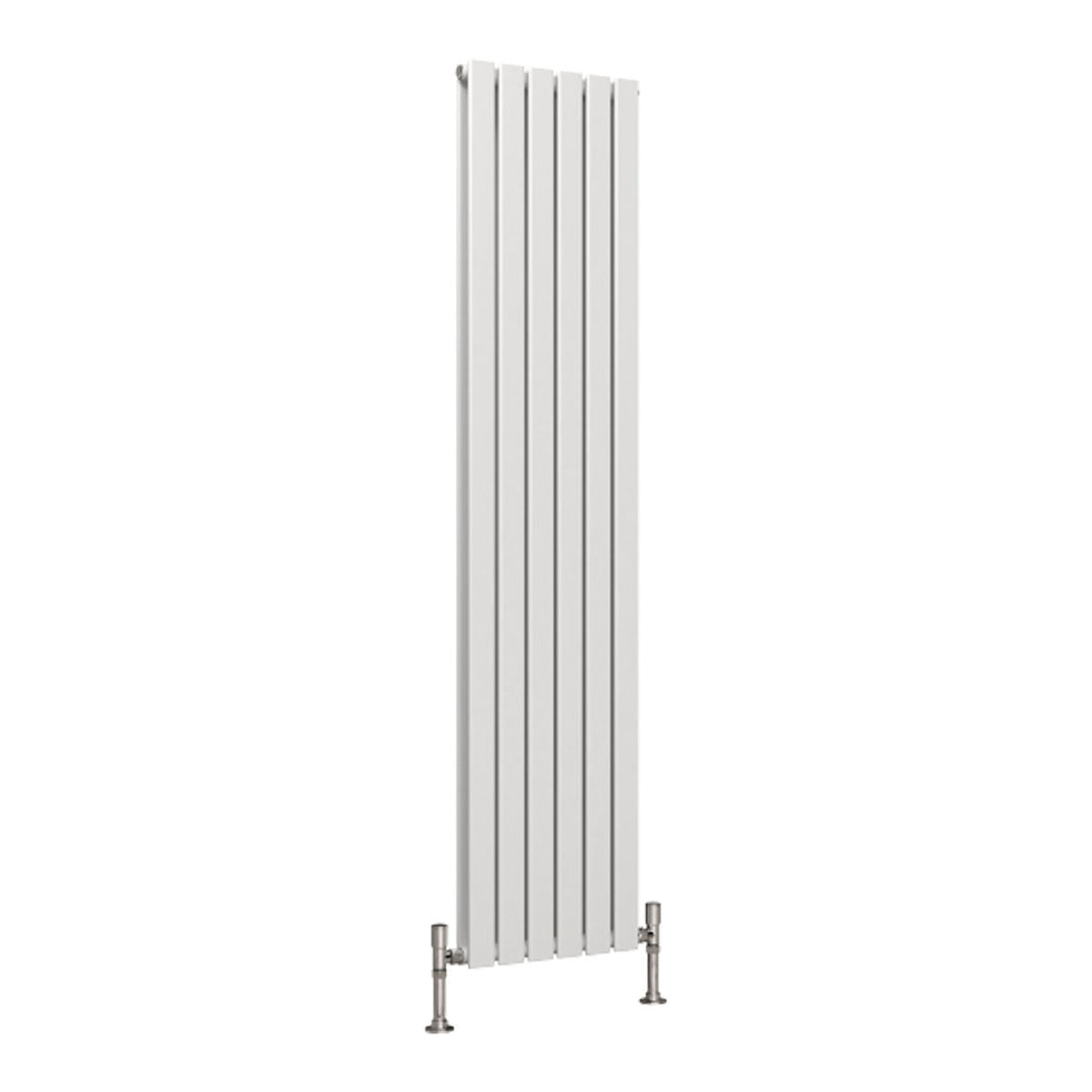 Slate Double Designer Radiator 1800mm X 420mm White