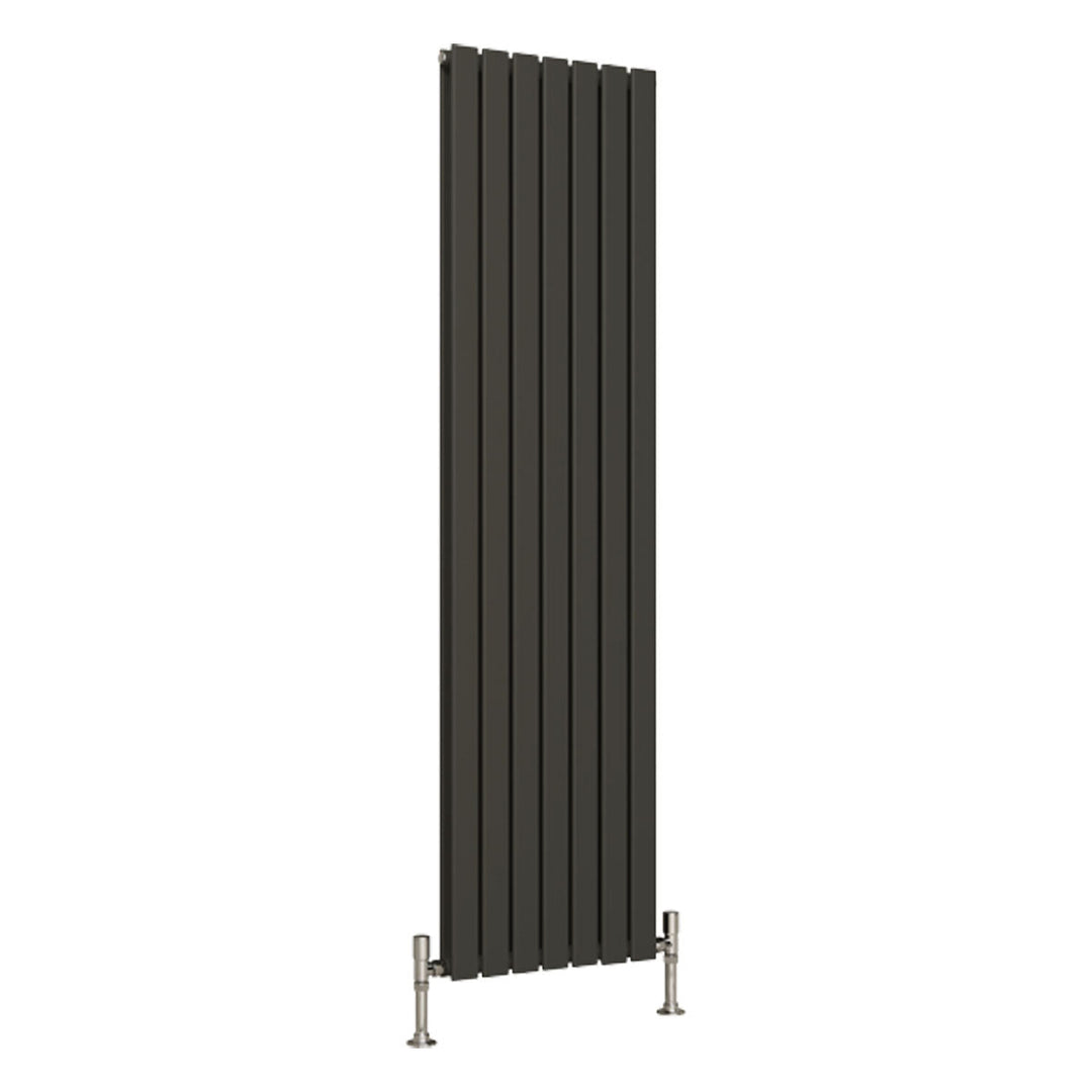 Slate Double Designer Radiator 1800mm X 490mm Anthracite