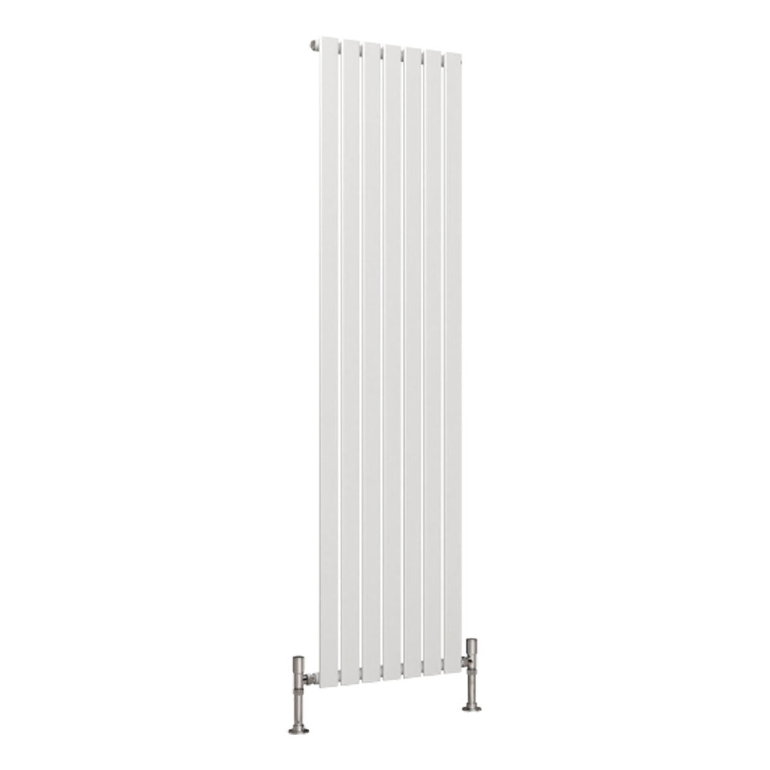 Slate Single Designer Radiator 1800mm X 490mm White