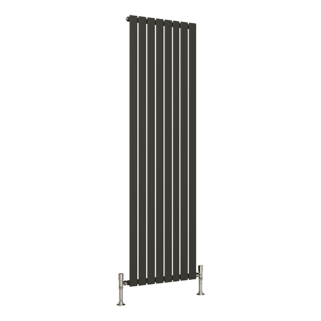 Slate Single Designer Radiator 1800mm X 560mm Anthracite