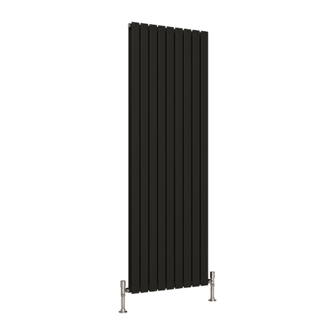 Slate Double Designer Radiator 1800mm X 630mm Black