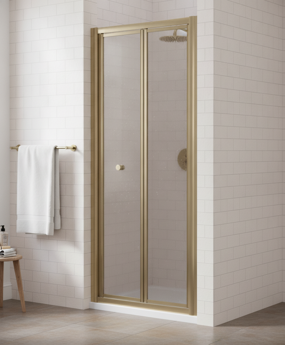 Tay 700mm Bi-Fold Door - Brushed Brass