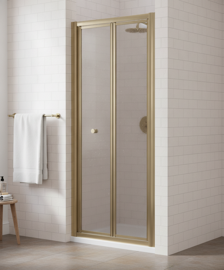 Tay 700mm Bi-Fold Door - Brushed Brass