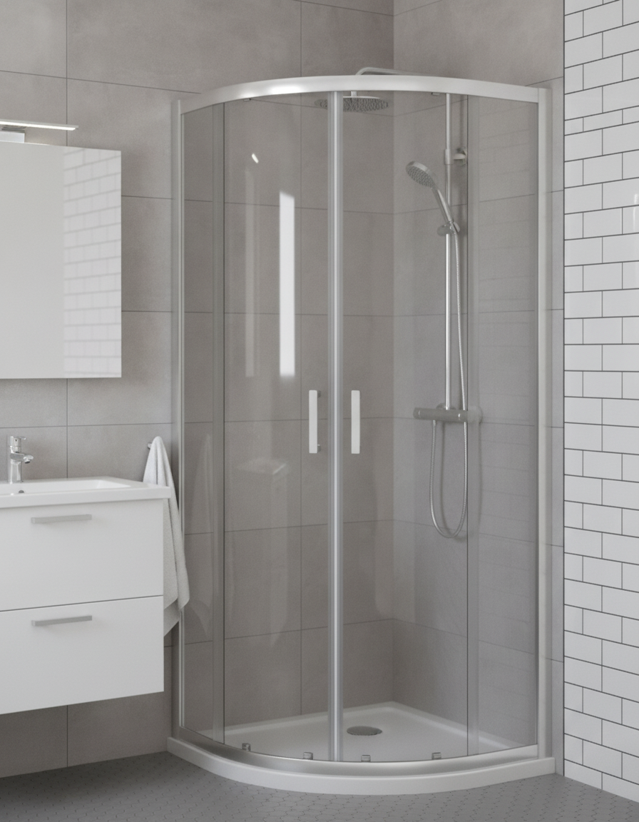 Tay 900 x 900mm Quadrant - Chrome