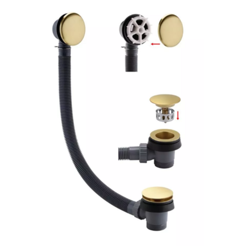 Bath Waste - Brushed Brass