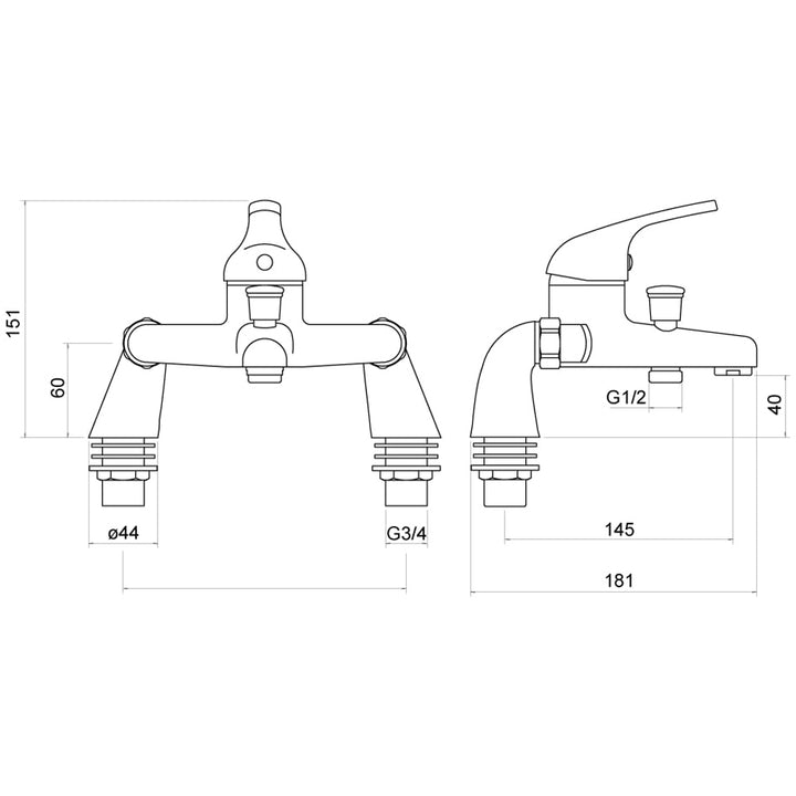 Ribble Bath Filler - By Voda Design