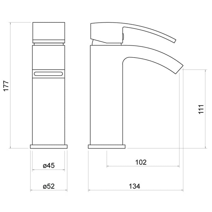 Irwell Mono Basin Mixer - By Voda Design