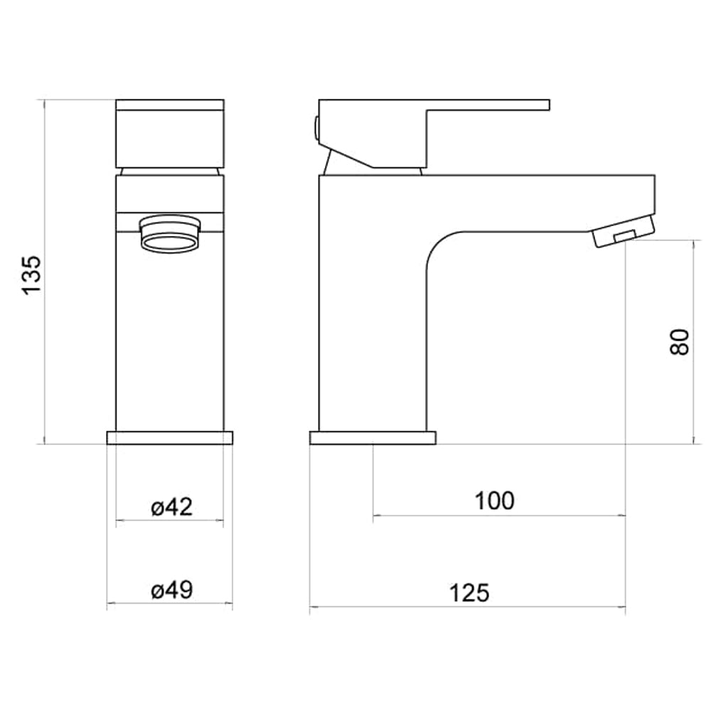 Isla Mono Basin Mixer - By Voda Design