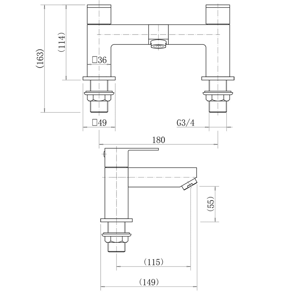 Isla Bath Filler - By Voda Design
