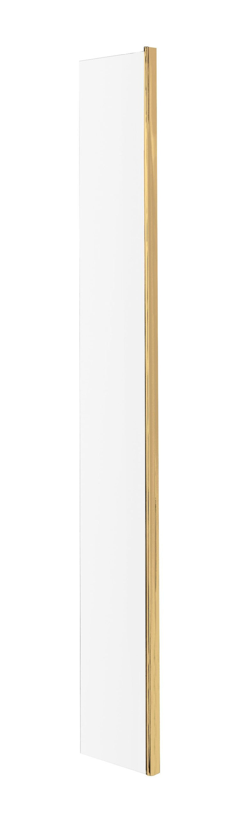 Wye Wetroom Screen Return 215 x 1850 x 8mm - Brushed Brass