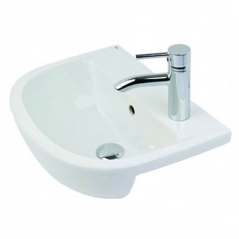 RAK Compact 40cm Semi Recessed Basin 1th RH