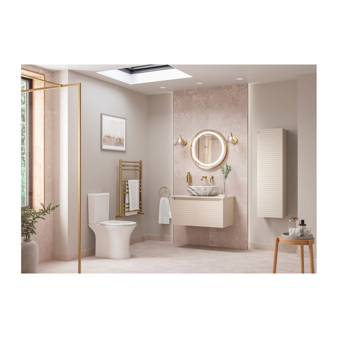 Springfield 600mm Wall Hung 1 Drawer Basin Unit & Worktop - Matt Cotton