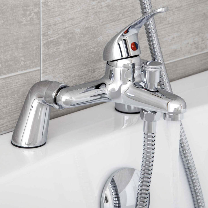 Ribble Bath Shower Mixer with Shower Kit - By Voda Design