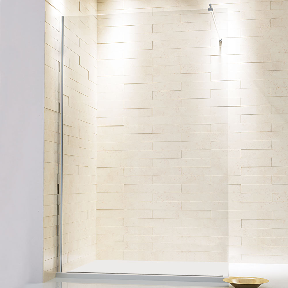 1000mm Wetroom Panel - 8mm Glass