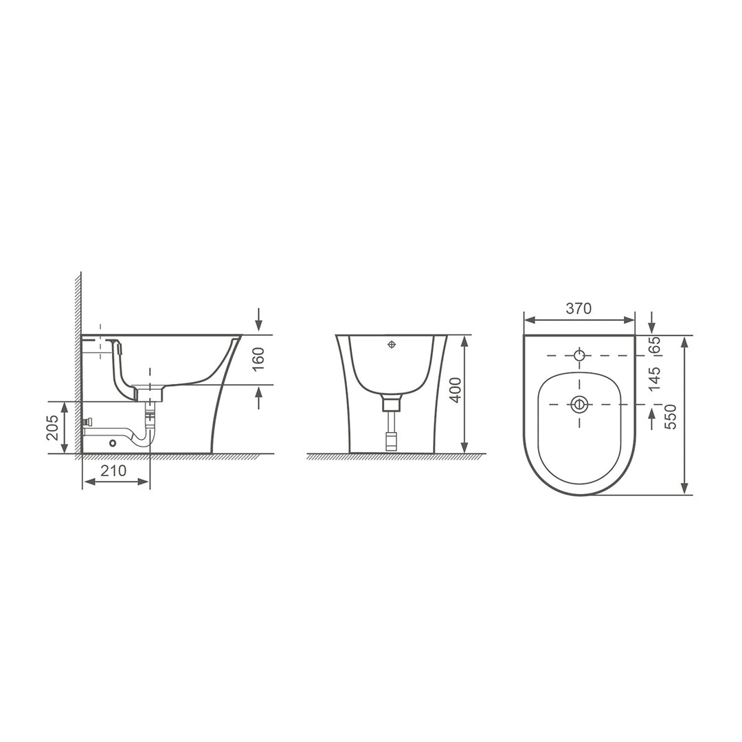 Bali Floor Standing Bidet