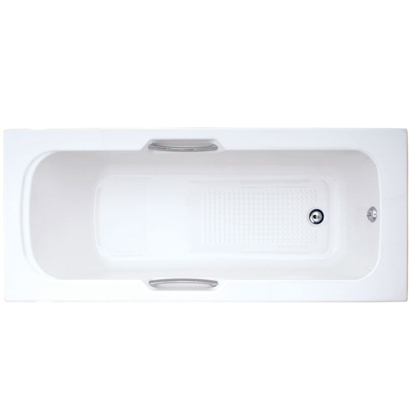 1500mm No Tap Holes 8mm Single Ended Bath