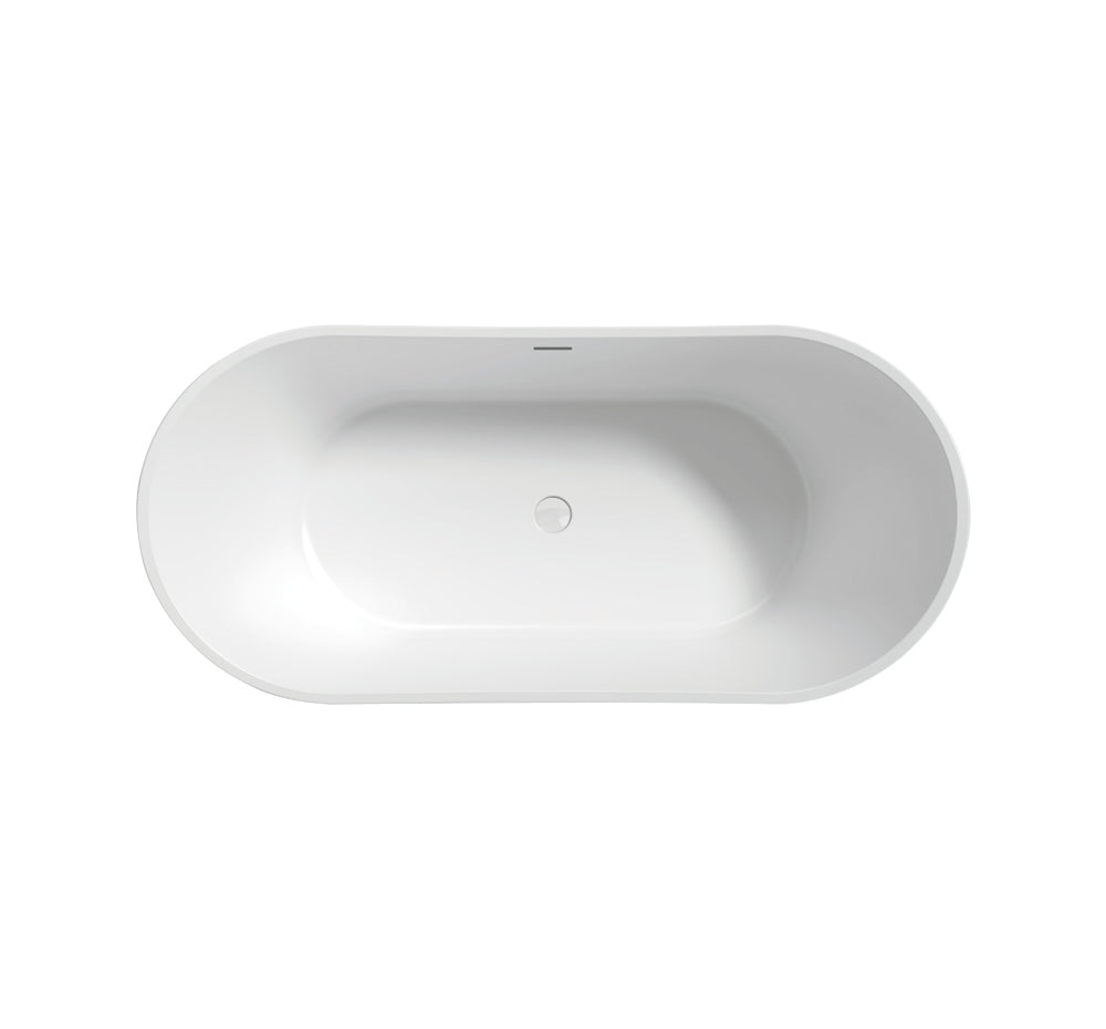 Freestanding Modern Double Ended Bath 1700 x 730mm - Ives By Voda Design