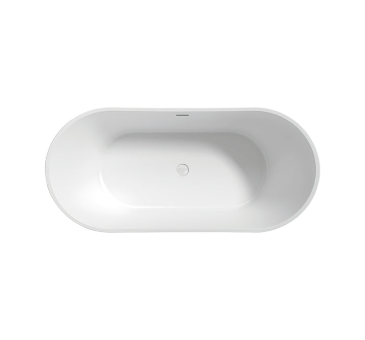 Freestanding Modern Double Ended Bath 1700 x 730mm - Ives By Voda Design
