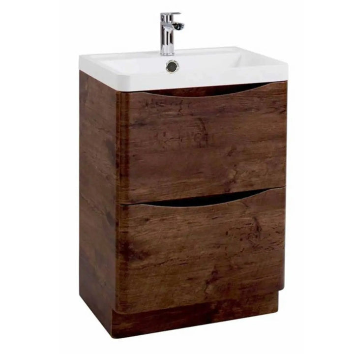 1700 Freestanding Whirlpool Freestanding Bath Suite With Rimless Back to Wall Toilet - VODASUITE32