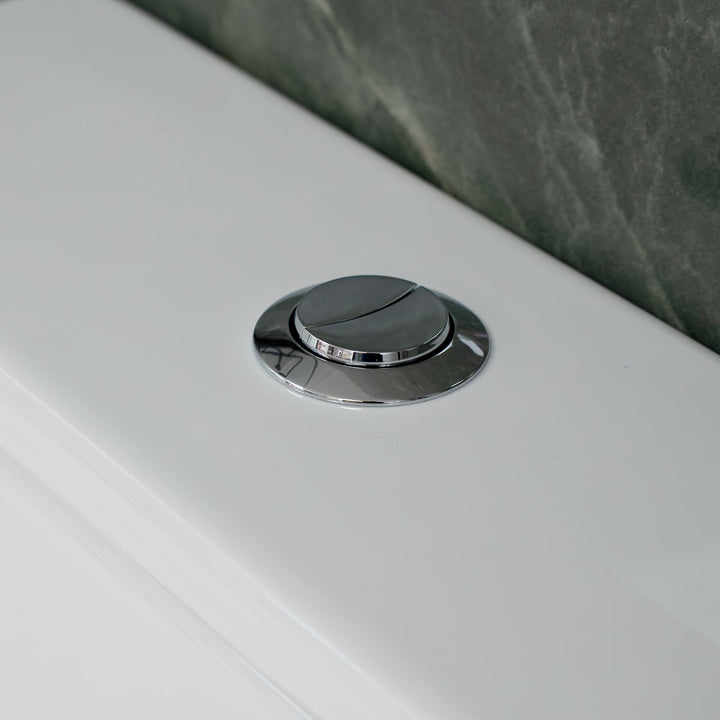 Comfort Height Rimless Fully Back to Wall Toilet with Cyclone Flush & Soft Close Seat - Empire By Voda Design