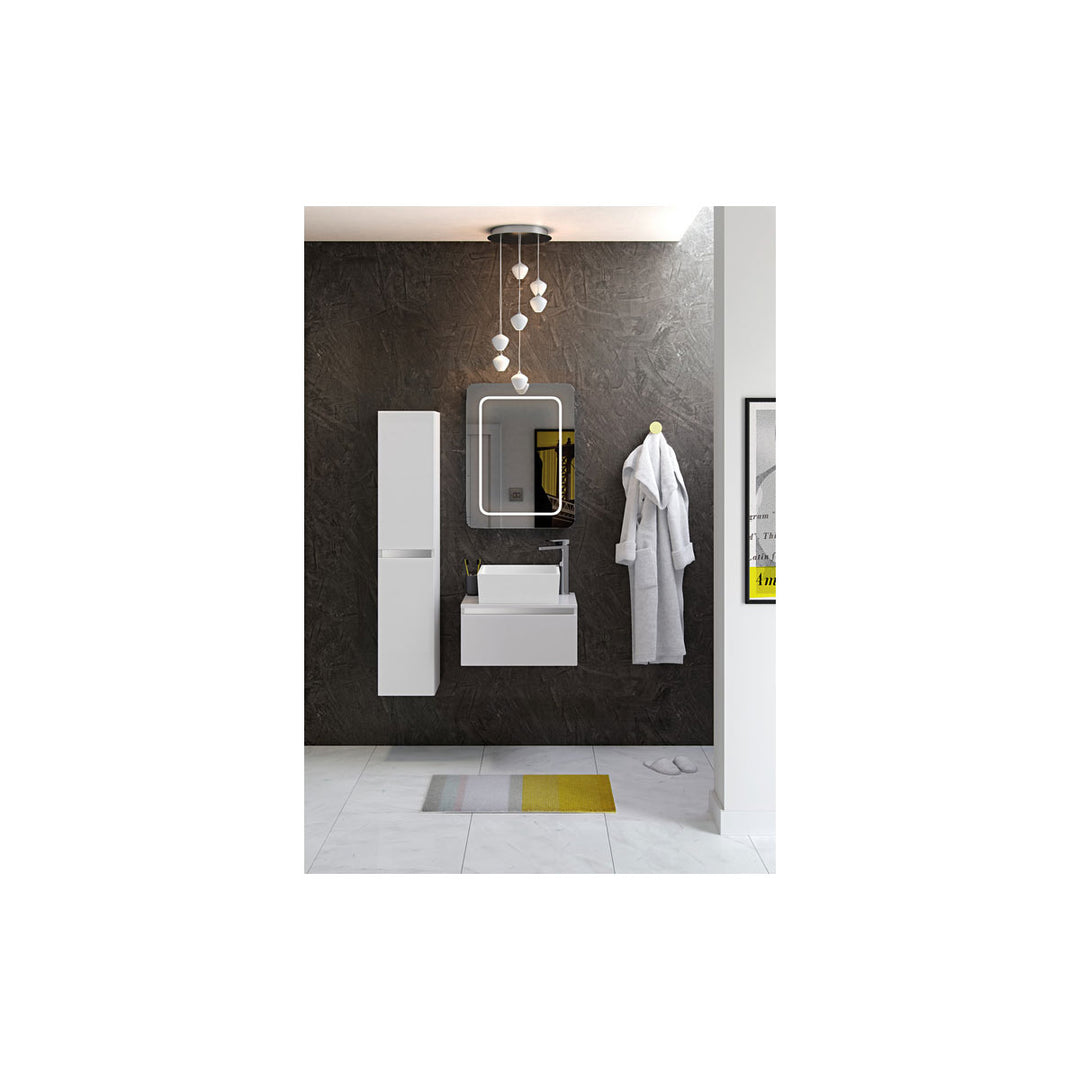 Ashland 600mm Floor Standing WC Unit - White Gloss
