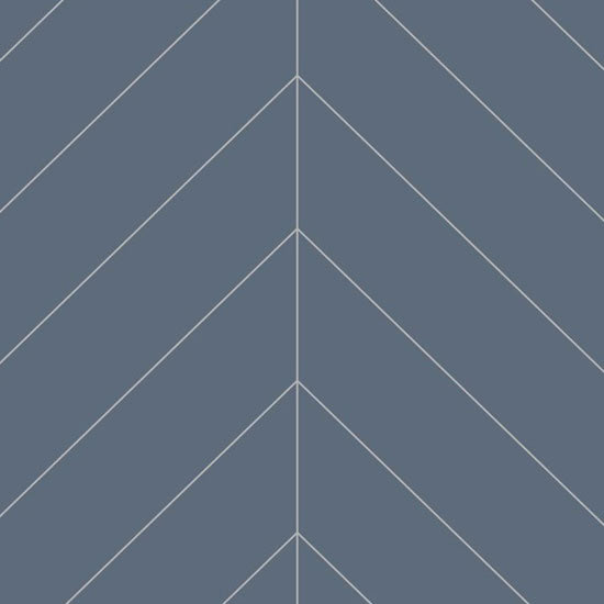 Fibo Urban - 2.4m x 0.6m Wall Panel - Dusty Blue (Chevron) - Pack Of 2