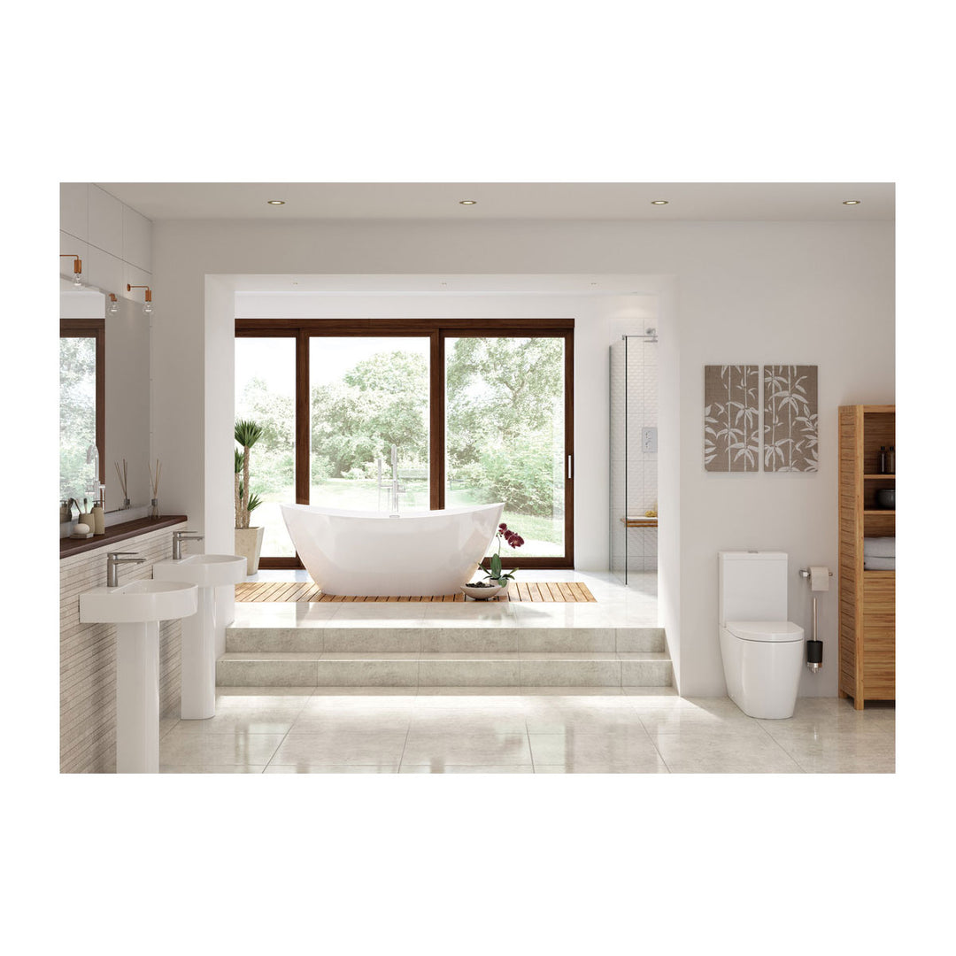 Series4 555x430mm 1TH Basin & Full Pedestal