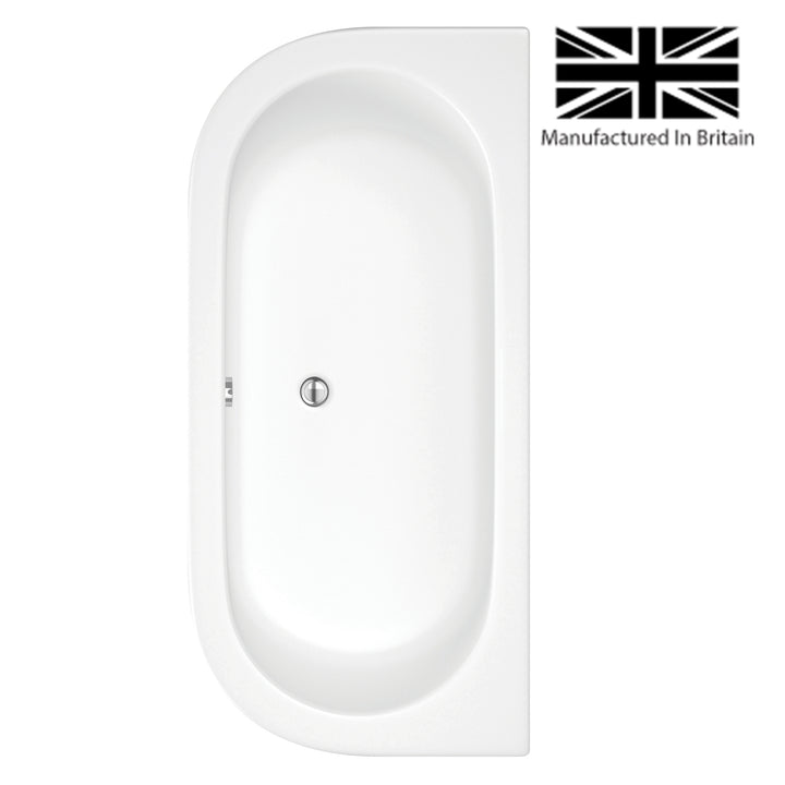 Trojan Destiny D Shape 1700 x 800 Bath