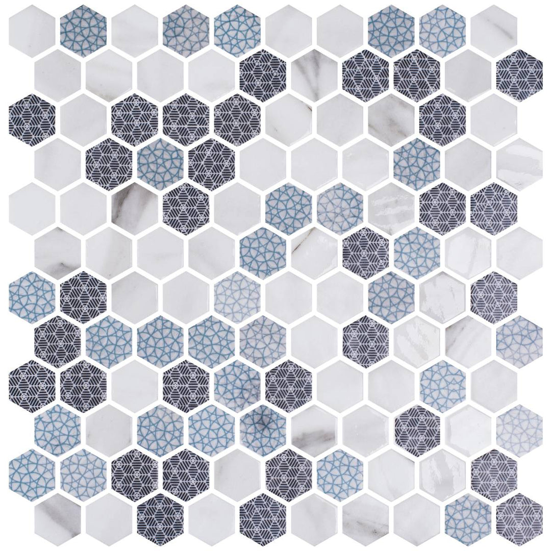 Hex Gilda 30.1 x 29.0cm Mosaic Sheet