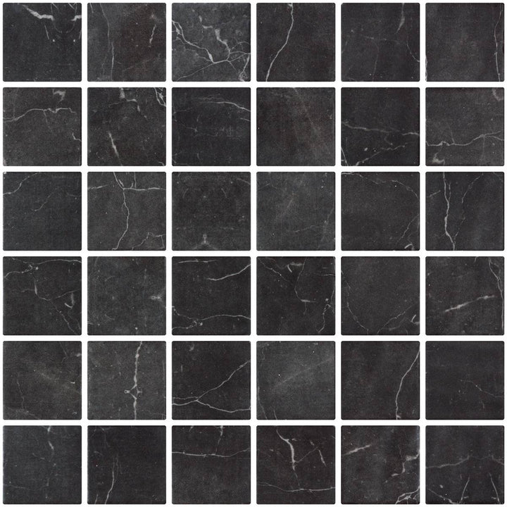 Penta Nero Calatorao Matte Square Non Slip 31.1 x 31.1cm Mosaic Sheet