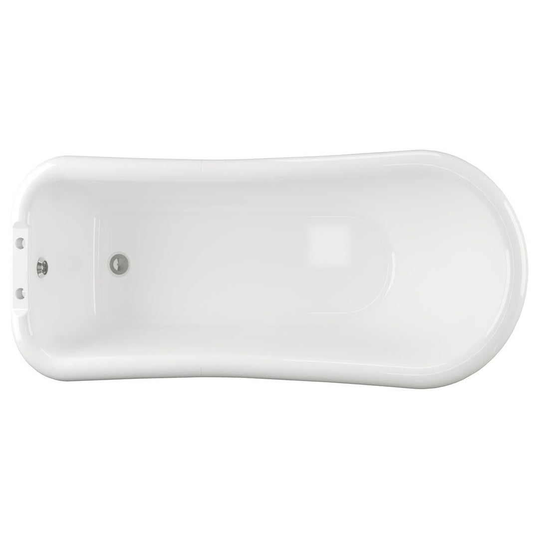 Auburn Freestanding 1530x670x760mm 2TH Bath w/Feet