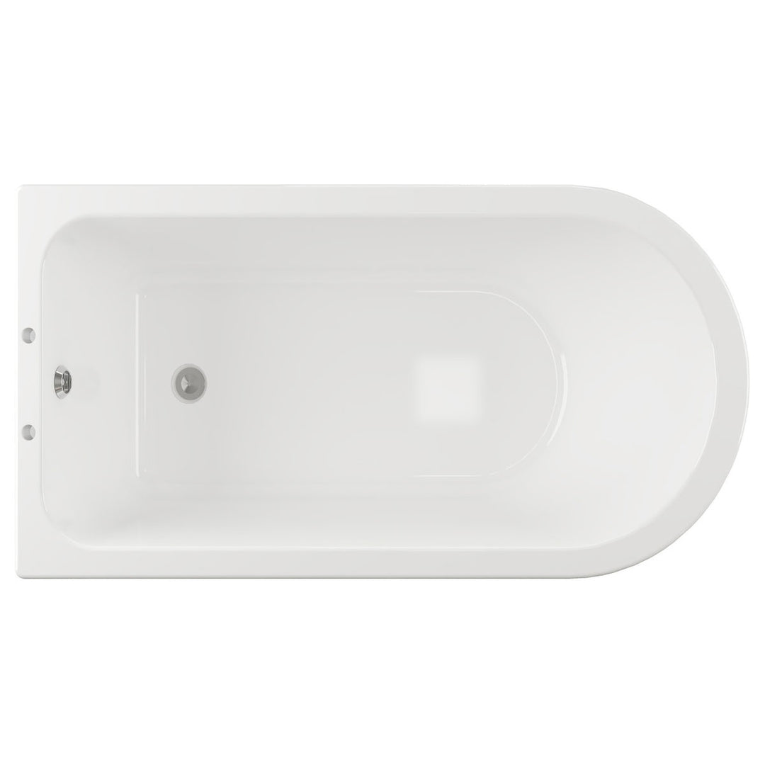 Greenville Freestanding 1500x750x650mm 2TH Corner Bath w/Feet