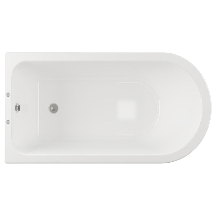 Greenville Freestanding 1500x750x650mm 2TH Corner Bath w/Feet