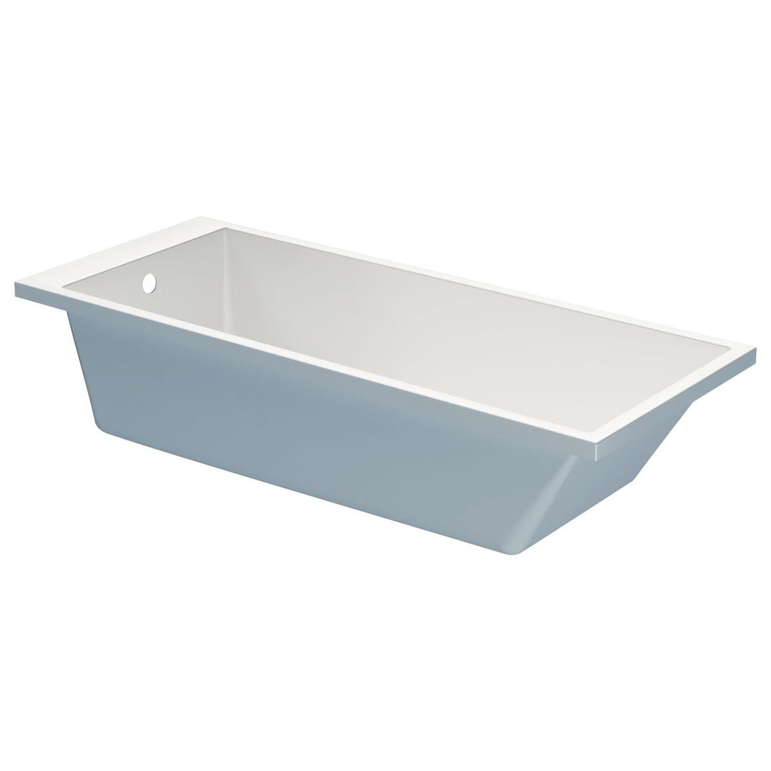 Milford Square Single End 1700x700mm Thin Edge 0TH Bath