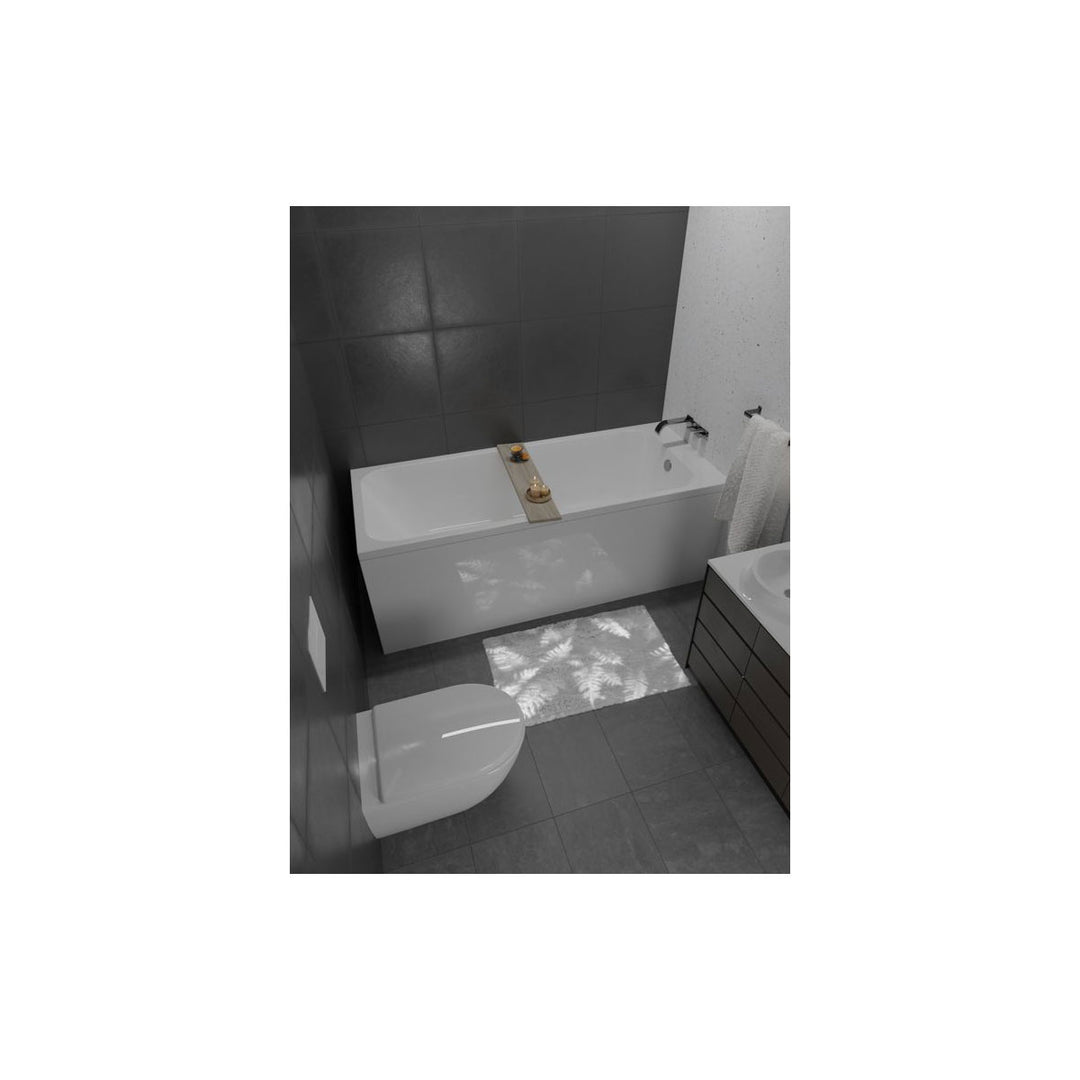 Milford Round Single End 1700x700mm Thin Edge 0TH Bath