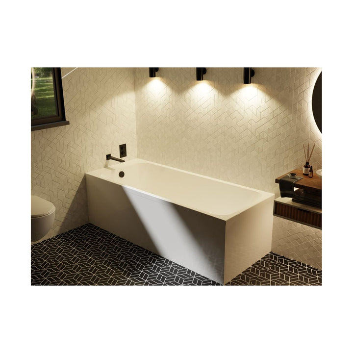 Milford Round Single End 1700x700mm Thin Edge 0TH Bath