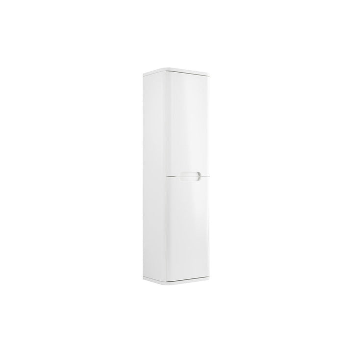 Freedom 350mm 2 Door Wall Hung Tall Unit - White Gloss