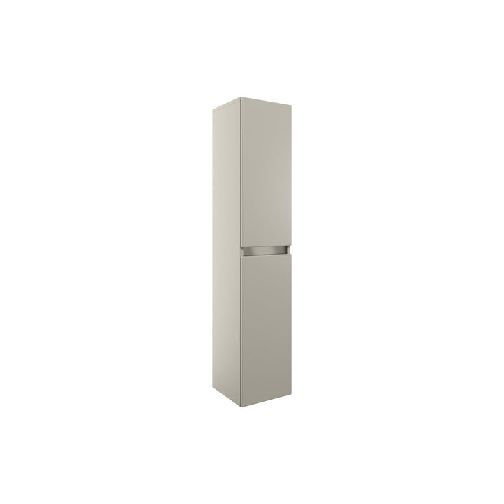 Ashland 300mm 2 Door Wall Hung Tall Unit - Matt Latte