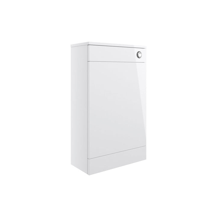 Turton 500mm Floor Standing WC Unit - White Gloss