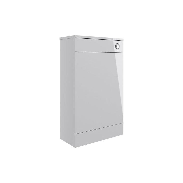 Turton 500mm Floor Standing WC Unit - Grey Gloss