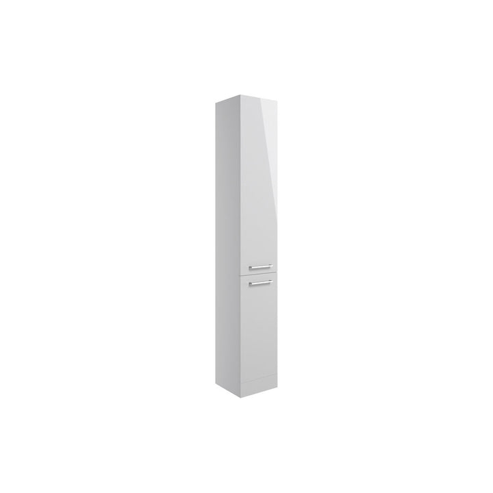 Turton 350mm Floor Standing 2 Door Tall Unit - Grey Gloss