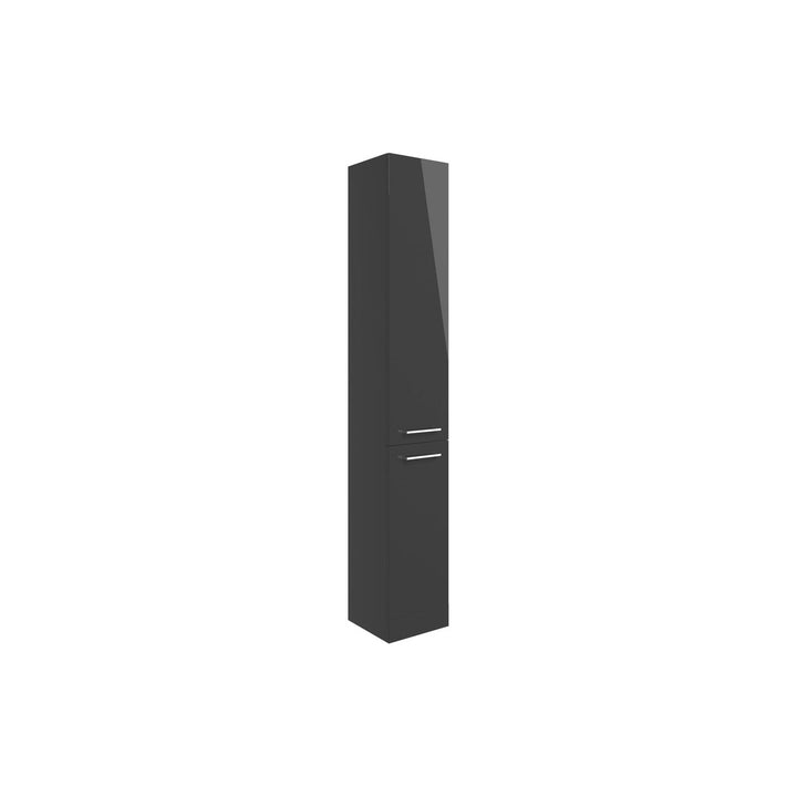 Turton 350mm Floor Standing 2 Door Tall Unit - Anthracite Gloss