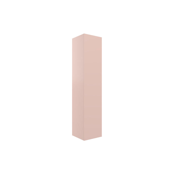 Hadleigh 350mm Wall Hung 1 Door Tall Unit - Matt Antique Rose
