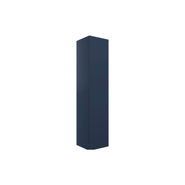 Hadleigh 350mm Wall Hung 1 Door Tall Unit - Matt Deep Blue