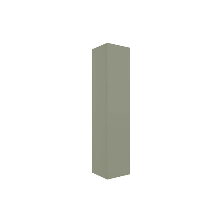 Hadleigh 350mm Wall Hung 1 Door Tall Unit - Matt Olive Green