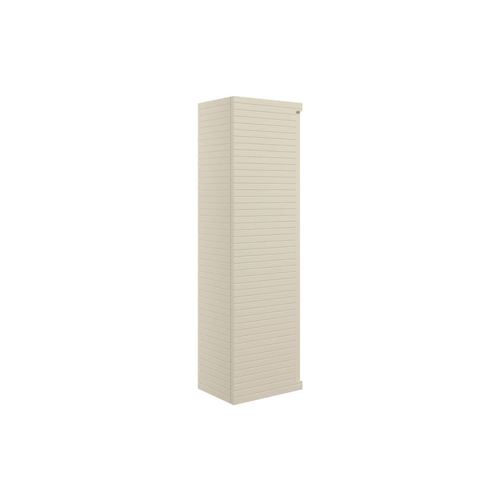 Springfield 350mm Wall Hung 1 Door Tall Unit - Matt Cotton