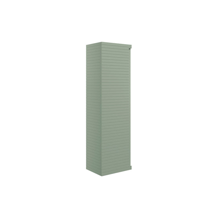 Springfield 350mm Wall Hung 1 Door Tall Unit - Matt Willow Green
