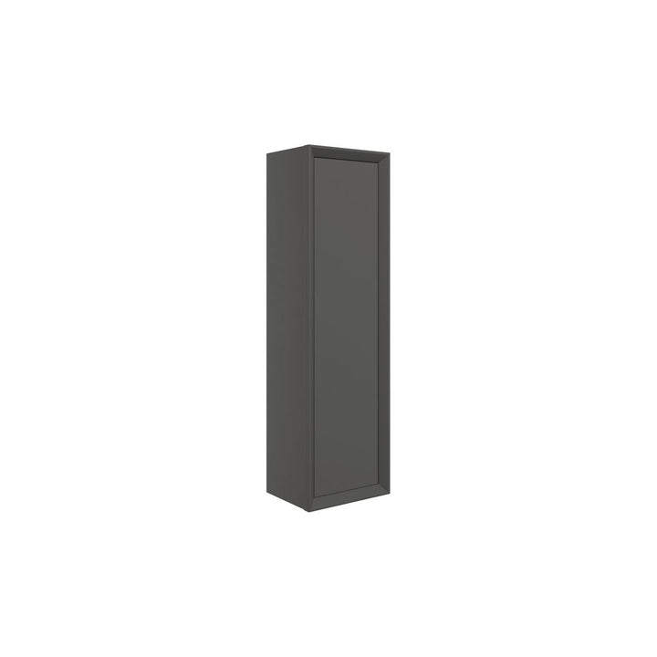 Ember 345mm Wall Hung 1 Door Tall Unit - Matt Clay