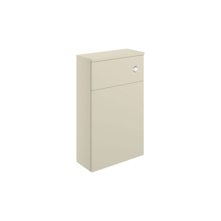 Chance 500mm WC Unit - Matt Cotton & Oak Effect