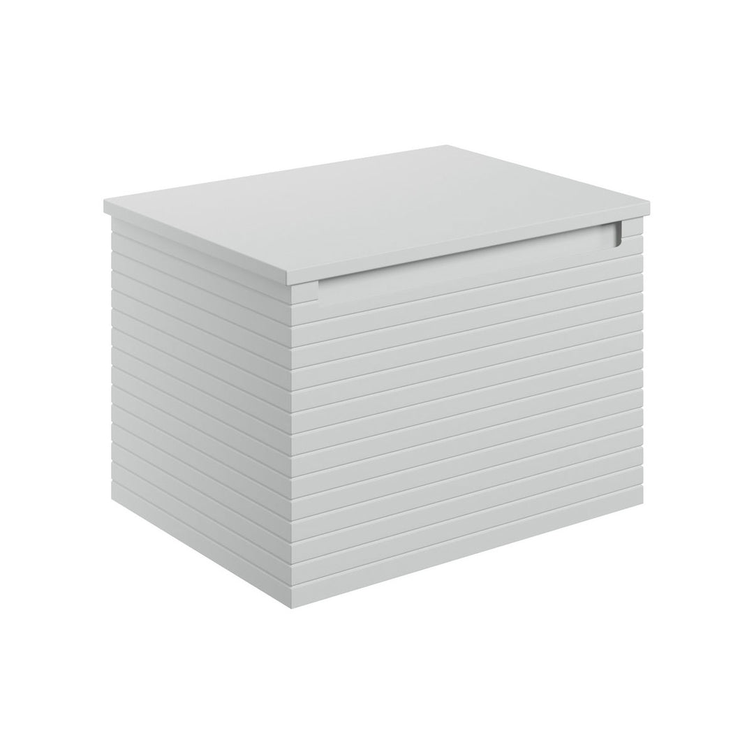 Springfield 600mm Wall Hung 1 Drawer Basin Unit & Worktop - Matt Mineral Grey